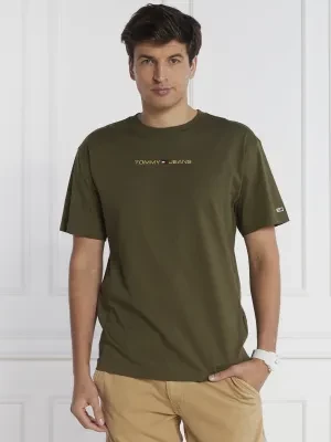 Tommy Jeans T-shirt GOLD LINEAR | Regular Fit