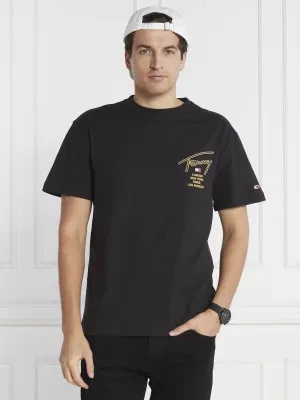 Tommy Jeans T-shirt GOLD SIGNATURE BACK | Regular Fit