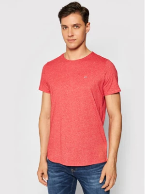 Tommy Jeans T-Shirt Jaspe DM0DM09586 Czerwony Slim Fit