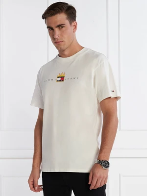 Zdjęcie produktu Tommy Jeans T-shirt LINEAR FIRE FLAG | Relaxed fit