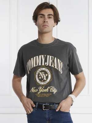 Tommy Jeans T-shirt | Loose fit grafitowy