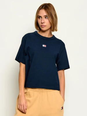 Tommy Jeans T-shirt | Loose fit granatowy