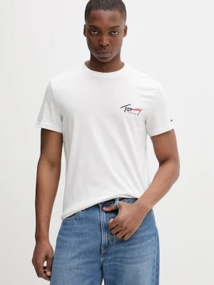 Tommy Jeans T-shirt męski bawełniany