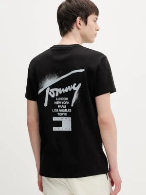 Tommy Jeans t-shirt męski bawełniany