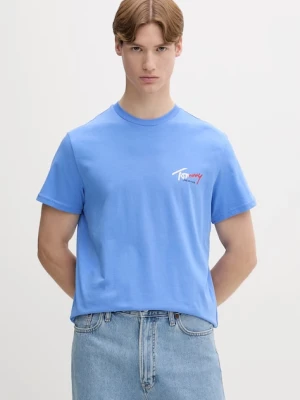 Tommy Jeans T-shirt męski bawełniany