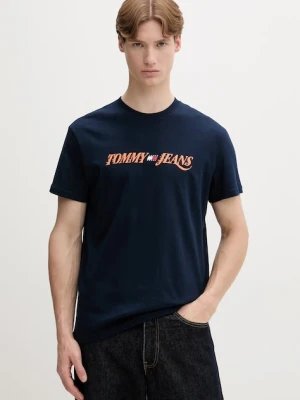 Tommy Jeans T-shirt męski bawełniany