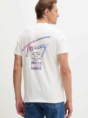 Tommy Jeans T-shirt męski bawełniany