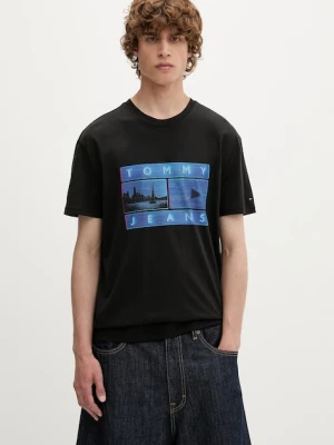 Tommy Jeans T-shirt męski bawełniany