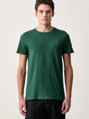 Tommy Jeans T-shirt męski bawełniany zielony