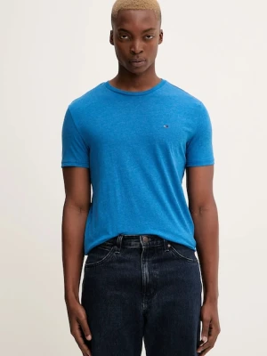 Tommy Jeans t-shirt męski kolor granatowy gładki DM0DM20363