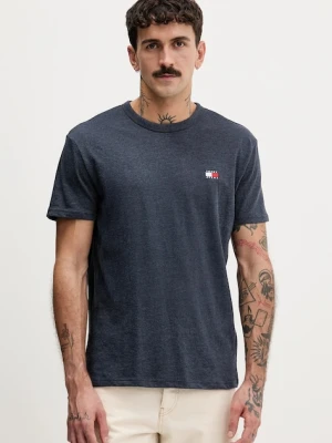 Tommy Jeans t-shirt męski kolor granatowy gładki DM0DM22667