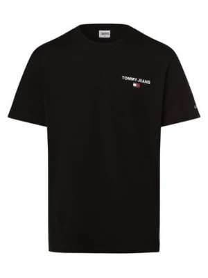 Tommy Jeans T-shirt męski Mężczyźni Bawełna czarny nadruk,