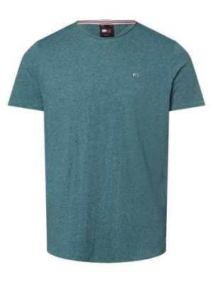 Tommy Jeans T-shirt męski Mężczyźni Bawełna zielony marmurkowy,