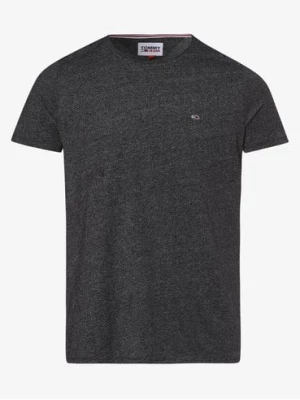 Tommy Jeans T-shirt męski Mężczyźni Dżersej czarny marmurkowy,
