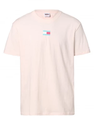 Tommy Jeans - T-shirt męski, różowy