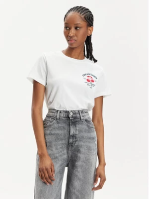 Tommy Jeans T-Shirt Novelty DW0DW17820 Biały Regular Fit