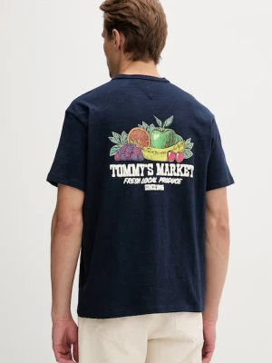Tommy Jeans T-shirt oversize męski bawełniany