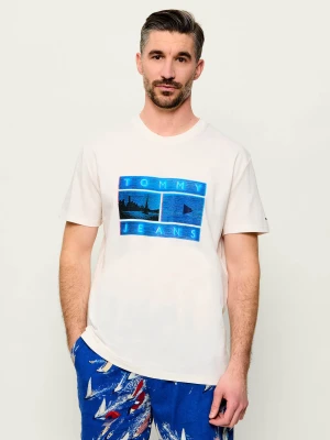 Tommy Jeans T-shirt | Regular Fit ecru