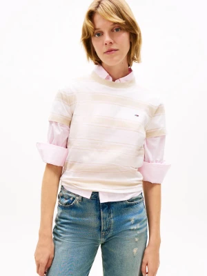 Tommy Jeans T-shirt | Regular Fit beżowy