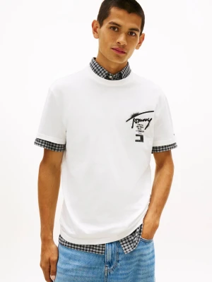 Tommy Jeans T-shirt | Regular Fit biały