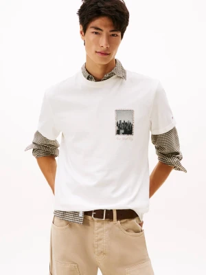 Tommy Jeans T-shirt | Regular Fit biały