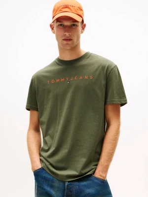 Tommy Jeans T-shirt | Regular Fit zielony