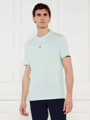 Tommy Jeans T-shirt | Regular Fit błękitny
