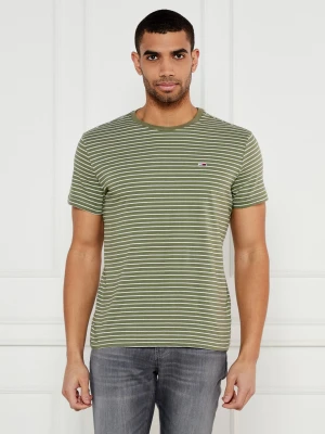 Tommy Jeans T-shirt | Regular Fit zielony