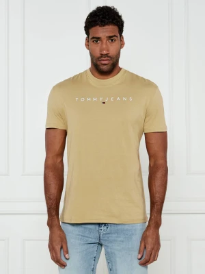 Tommy Jeans T-shirt | Regular Fit beżowy