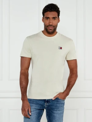 Tommy Jeans T-shirt | Regular Fit beżowy
