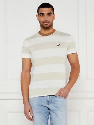 Tommy Jeans T-shirt | Regular Fit beżowy