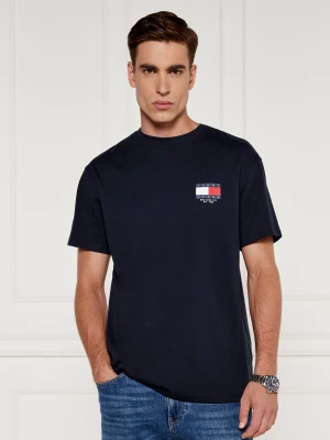 Tommy Jeans T-shirt | Regular Fit granatowy