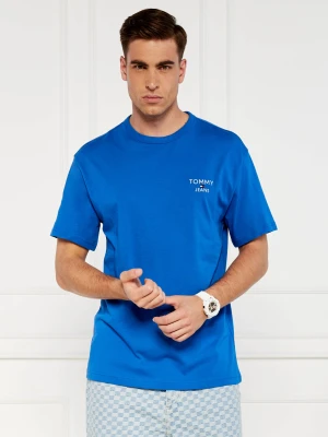 Tommy Jeans T-shirt | Regular Fit niebieski