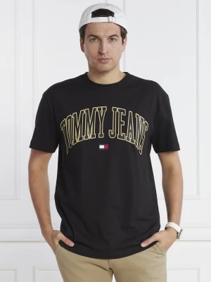 Tommy Jeans T-shirt | Regular Fit czarny