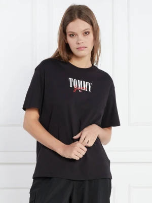 Tommy Jeans T-shirt | Regular Fit czarny