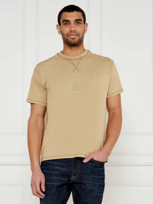 Tommy Jeans T-shirt | Relaxed fit beżowy