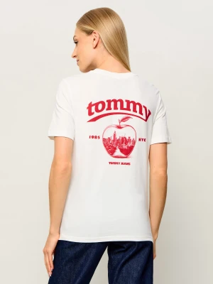 Tommy Jeans T-shirt | Relaxed fit ecru