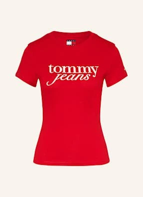 Tommy Jeans T-Shirt rot