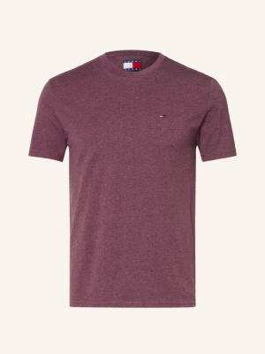 Tommy Jeans T-Shirt rot CIEMNOCZERWONY