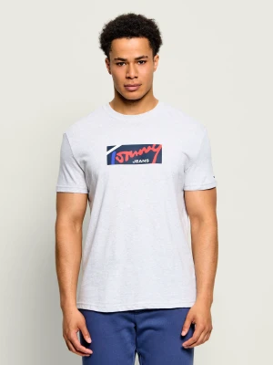 Tommy Jeans T-shirt Signature | Regular Fit szary
