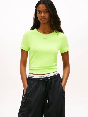 Tommy Jeans T-shirt | Slim Fit limonkowy