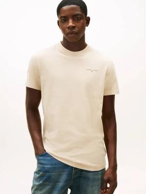 Tommy Jeans T-shirt | Slim Fit beżowy