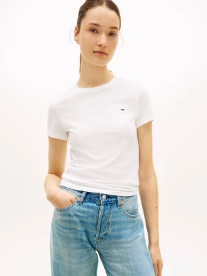 Tommy Jeans T-shirt | Slim Fit ecru