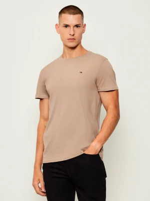 Tommy Jeans T-shirt | Slim Fit beżowy