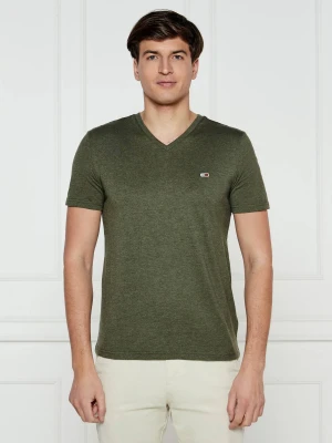 Tommy Jeans T-shirt | Slim Fit zielony