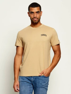 Tommy Jeans T-shirt | Slim Fit beżowy