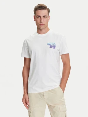 Tommy Jeans T-Shirt Stack Backprint DM0DM21589 Biały Regular Fit