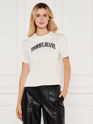 Tommy Jeans T-shirt STARDUST | Loose fit ecru