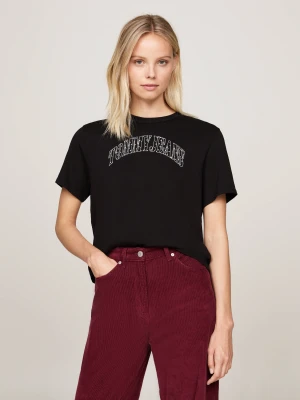 Tommy Jeans T-shirt Stardust | Loose fit czarny