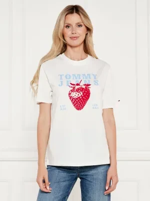 Tommy Jeans T-shirt STRAWBERRY | Relaxed fit